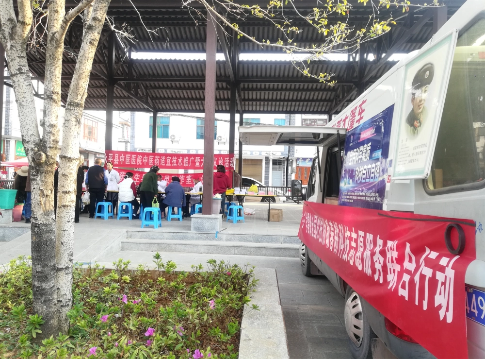云南永平县科协博南镇曲硐村科技志愿服务学雷锋助春耕活动
