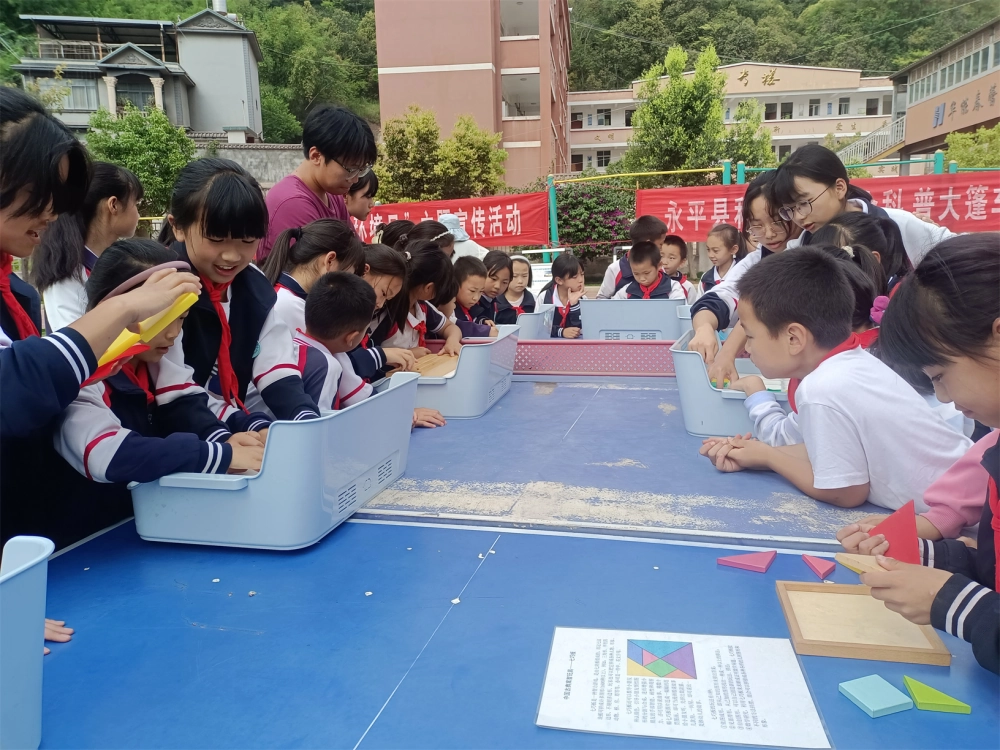 云南永平县科协环保科普进校园服务活动